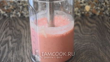 смузи клубничный чизкейк