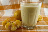 Смузи на кефире с бананом и мандарином