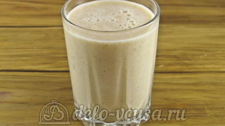 смузи на кефире с бананом и мандарином