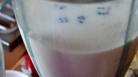 смузи ореховый с ежевикой