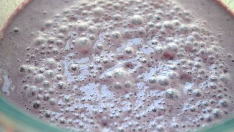 смузи ореховый с ежевикой