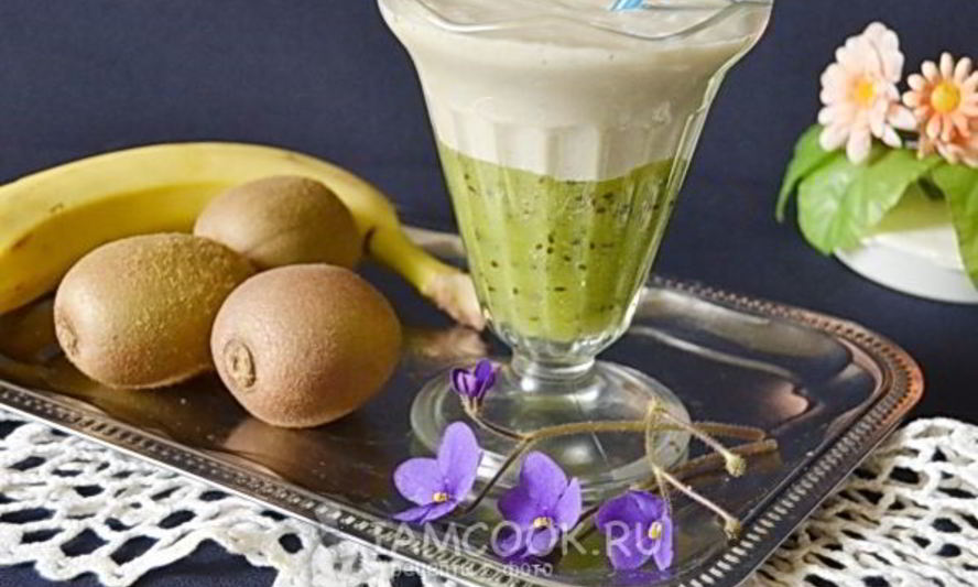 Рецепт смузей с киви и бананом