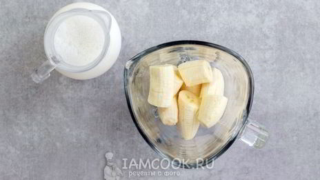 смузи с овсянкой и бананом