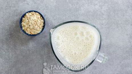 смузи с овсянкой и бананом