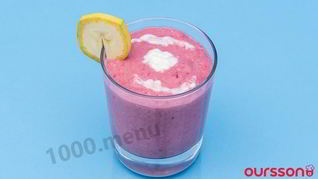 Смузи с овсяными хлопьями и бананом