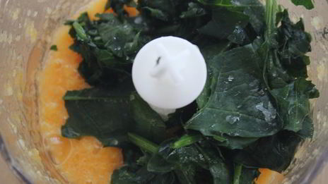 смузи со шпинатом и апельсином