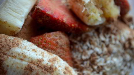 смузи со свежей клубникой