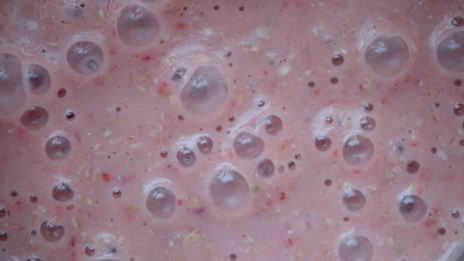 смузи со свежей клубникой