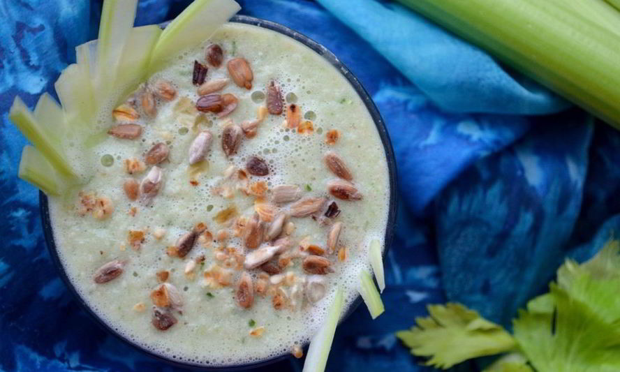 Рецепт смузей зеленое