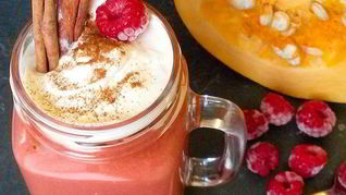 Тыквенно-малиновый смузи