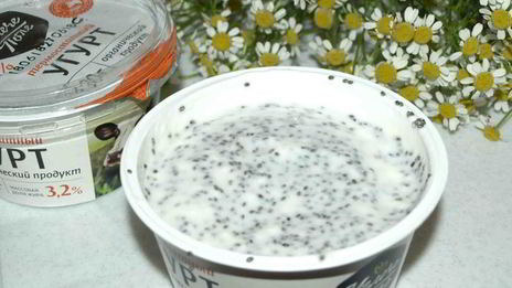 вишневый смузи-боул с чиа