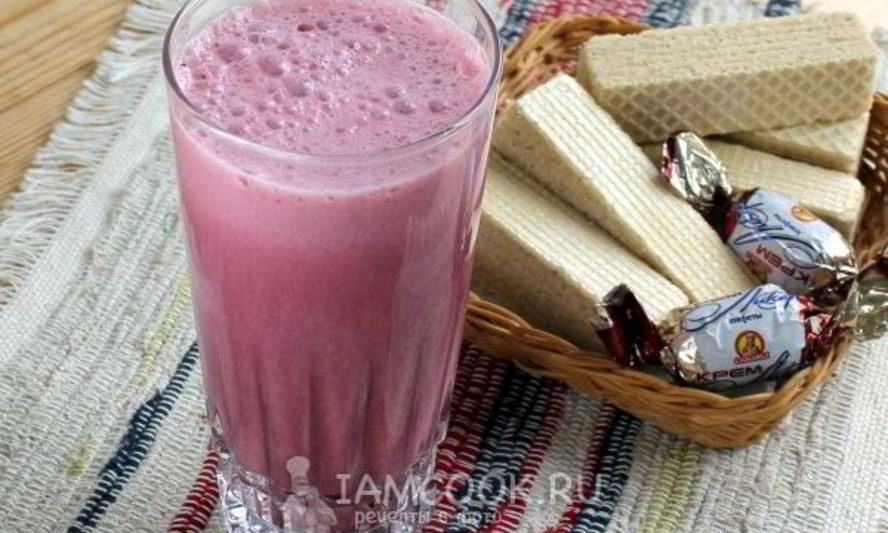 Рецепт соевого коктейля с ягодами
