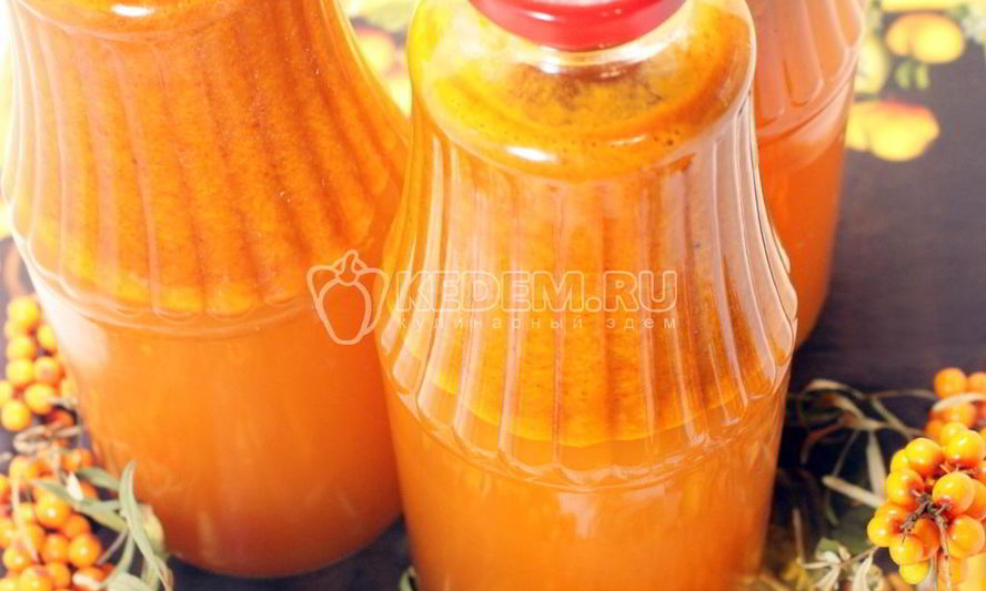 Рецепт облепихового сока