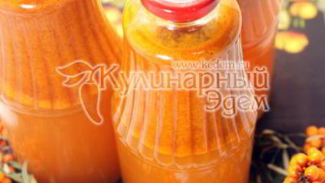 облепиховый сок