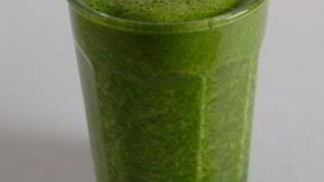 зеленый витаминный напиток для зимы