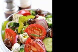Греческий овощной салат