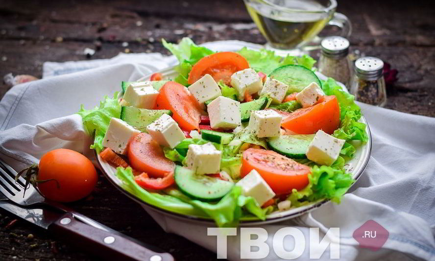 Рецепт греческого салата с фетаксой