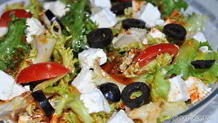 Греческий салат с фетой