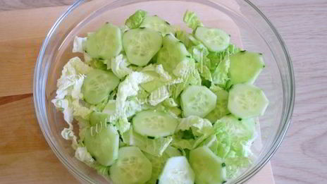 греческий салат с пекинской капустой