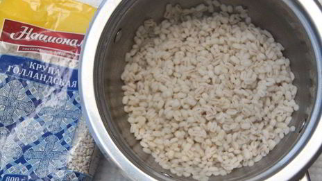 греческий салат с перловкой