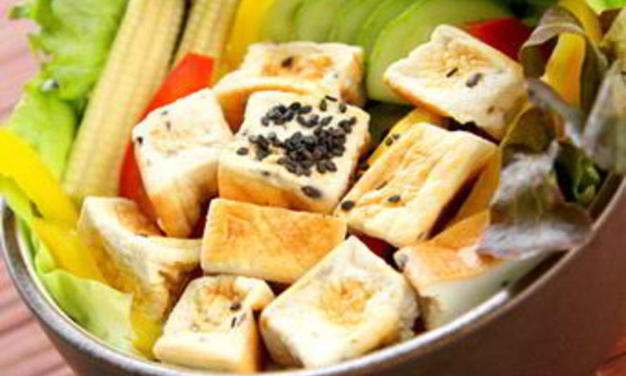 Рецепт греческого салата с тофу