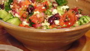 Греческий салат со сладким перцем