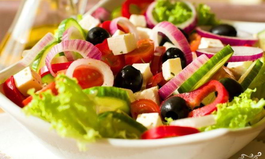 Рецепт салата греческого с бальзамическим уксусом