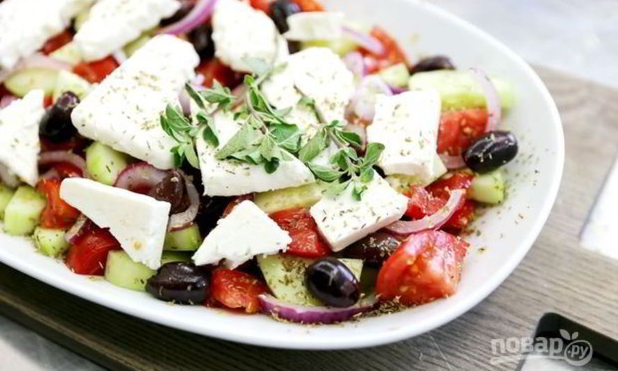 Рецепт салата греческого
