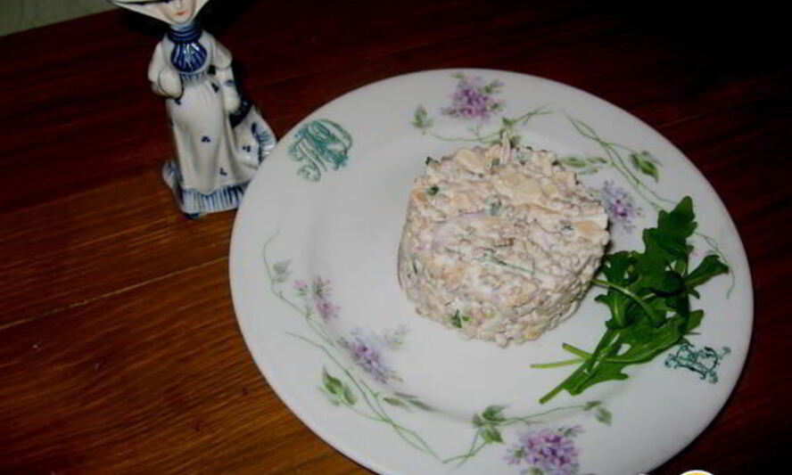 Рецепт салата купеческая дочка с гречкой