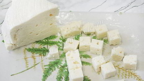 салат зеленый греческий с брынзой