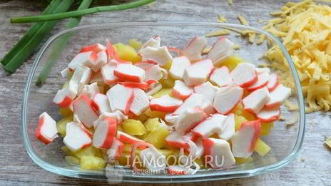 горячий картофельный салат