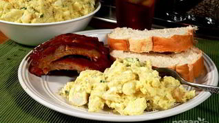 Картофельный салат на гарнир