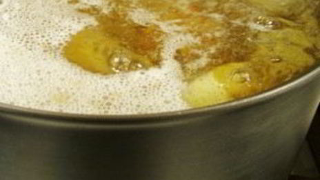 картофельный салат с беконом