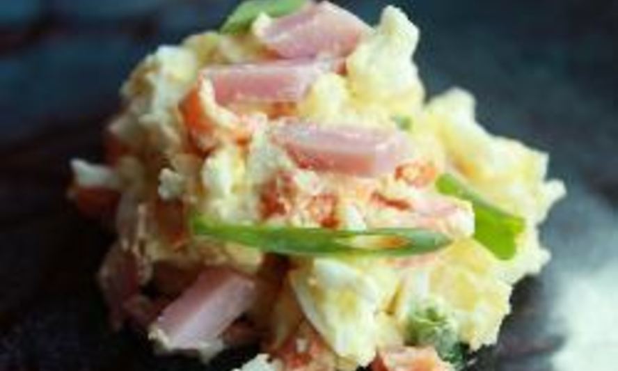 Рецепт картофельного салата с копченой курицей