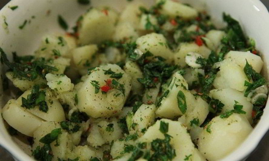 Рецепт картофельного салата с восточными пряностями