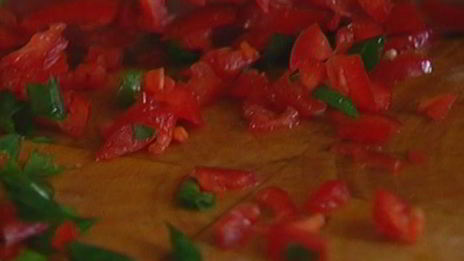 картофельный салат с восточными пряностями