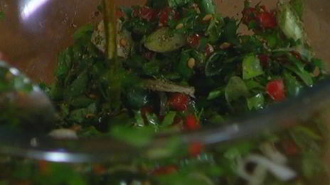 картофельный салат с восточными пряностями