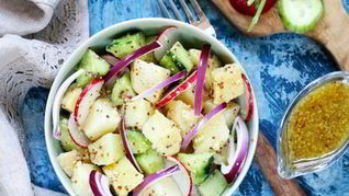 Овощной картофельный салат