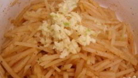 салат картофельный корейский