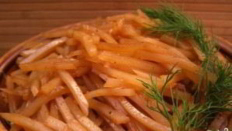 салат картофельный корейский