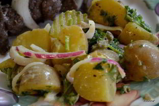 Салат картофельный с горчицей