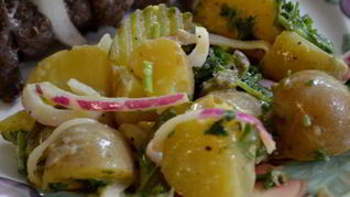 Салат картофельный с горчицей