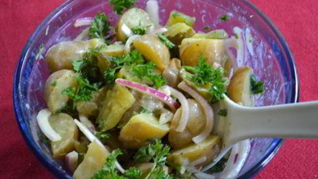 салат картофельный с горчицей