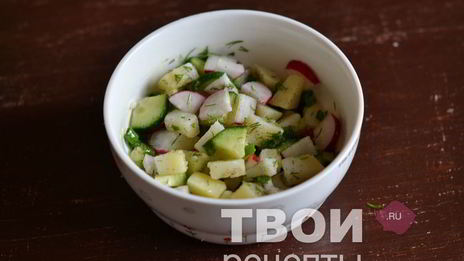 салат с картофелем