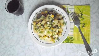 Зимний картофельный салат