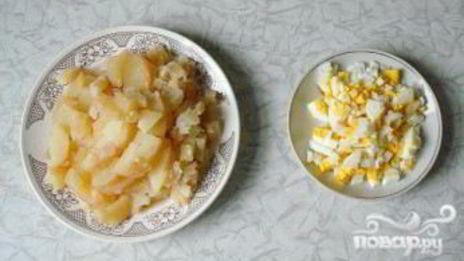 зимний картофельный салат