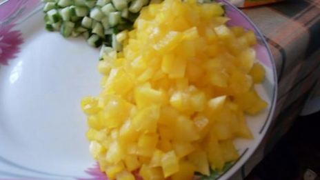 легкий салат с креветками