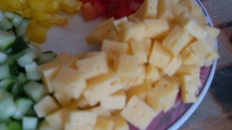 легкий салат с креветками