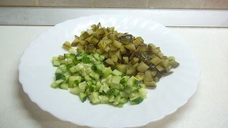 диетический салат оливье