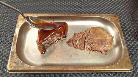 говяжий язык с оливье